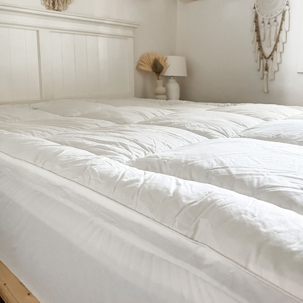 Standard 1000GSM Microfibre Mattress Topper | Long Single Bed
