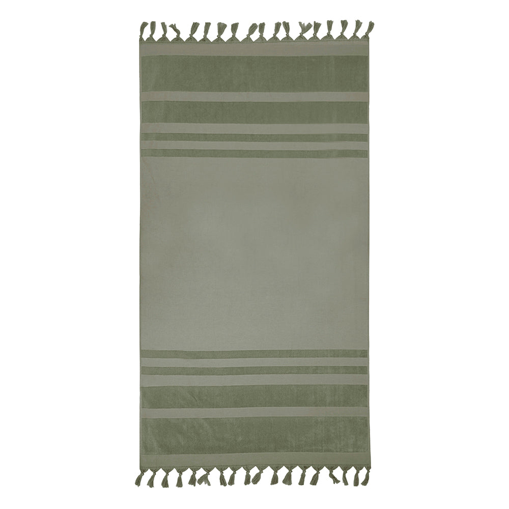 Aurora Moss Beach Towel