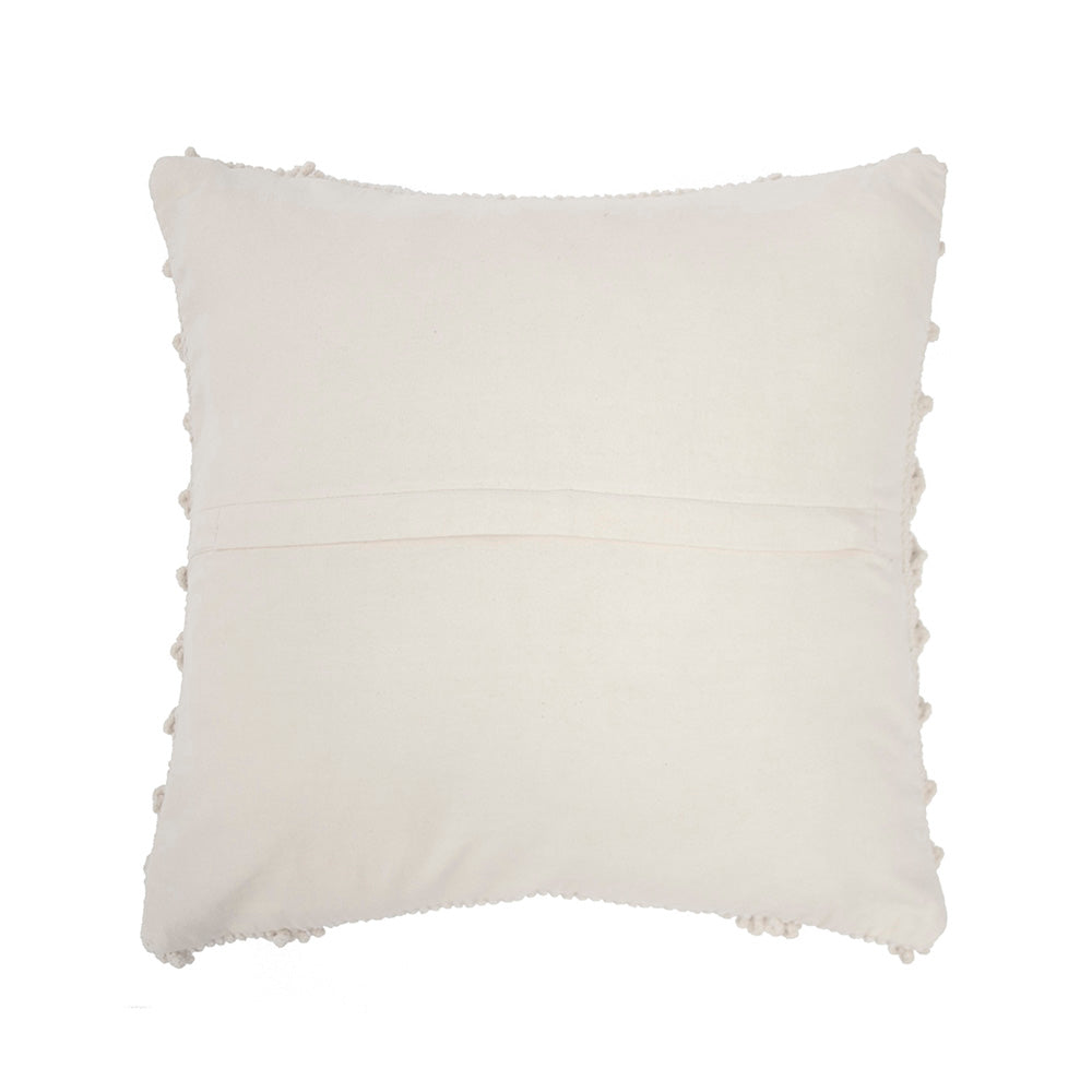 Bronte Ivory Square Filled Cushion