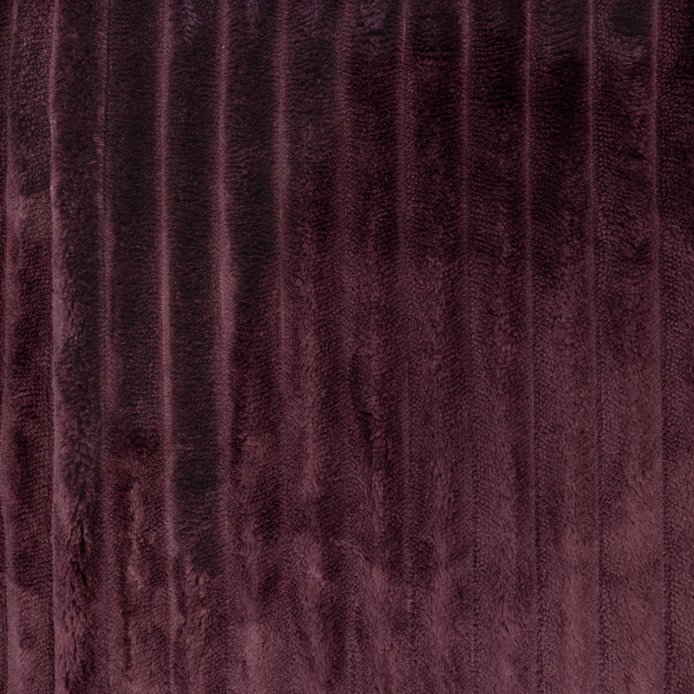 Bambury Channel Plum Square Cushion Detail | My Linen