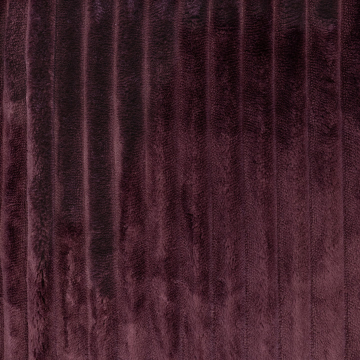Bambury Channel Plum Square Cushion Detail | My Linen