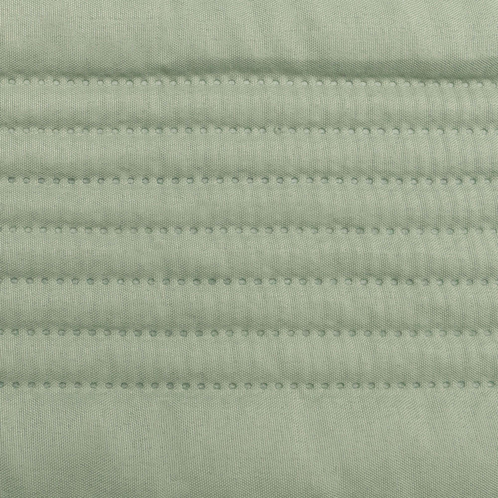 Bambury Flinders Sage Coverlet Set Detail | My Linen