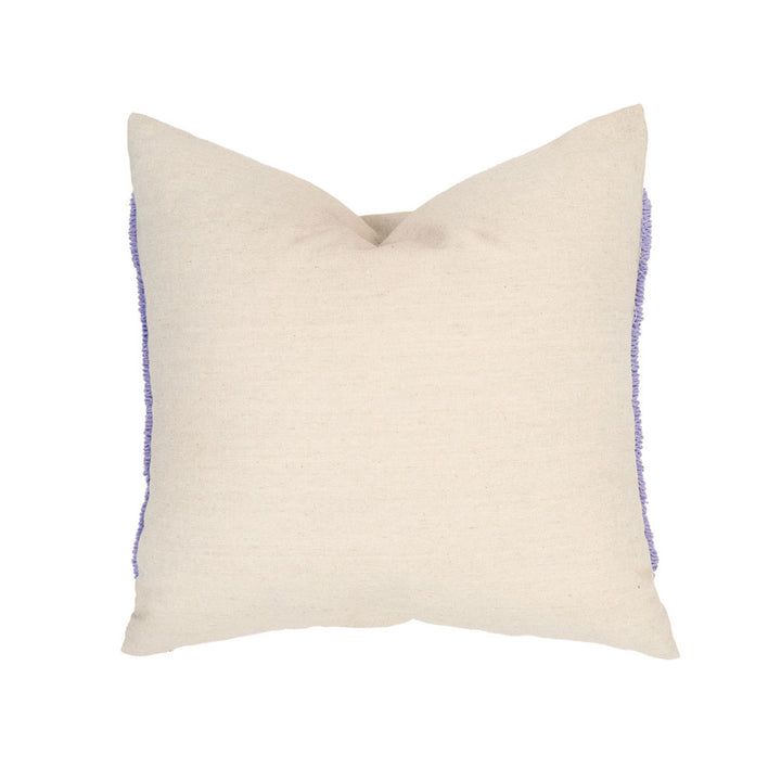 Bambury Florian Lilac Square Filled Cushion Reverse | My Linen