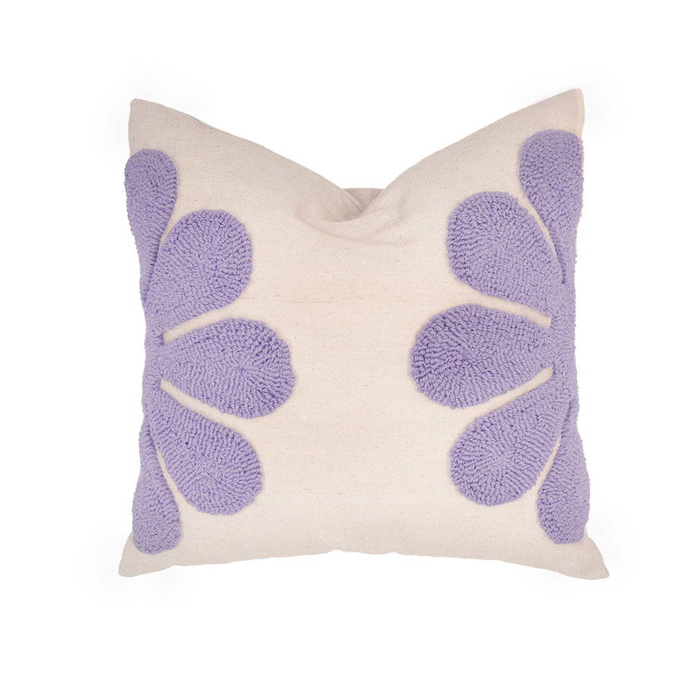 Bambury Florian Lilac Square Filled Cushion | My Linen