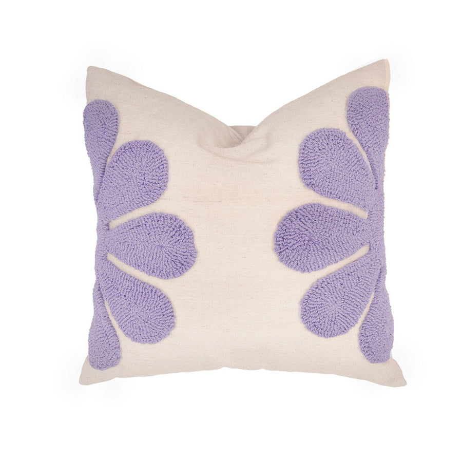 Bambury Florian Lilac Square Filled Cushion | My Linen