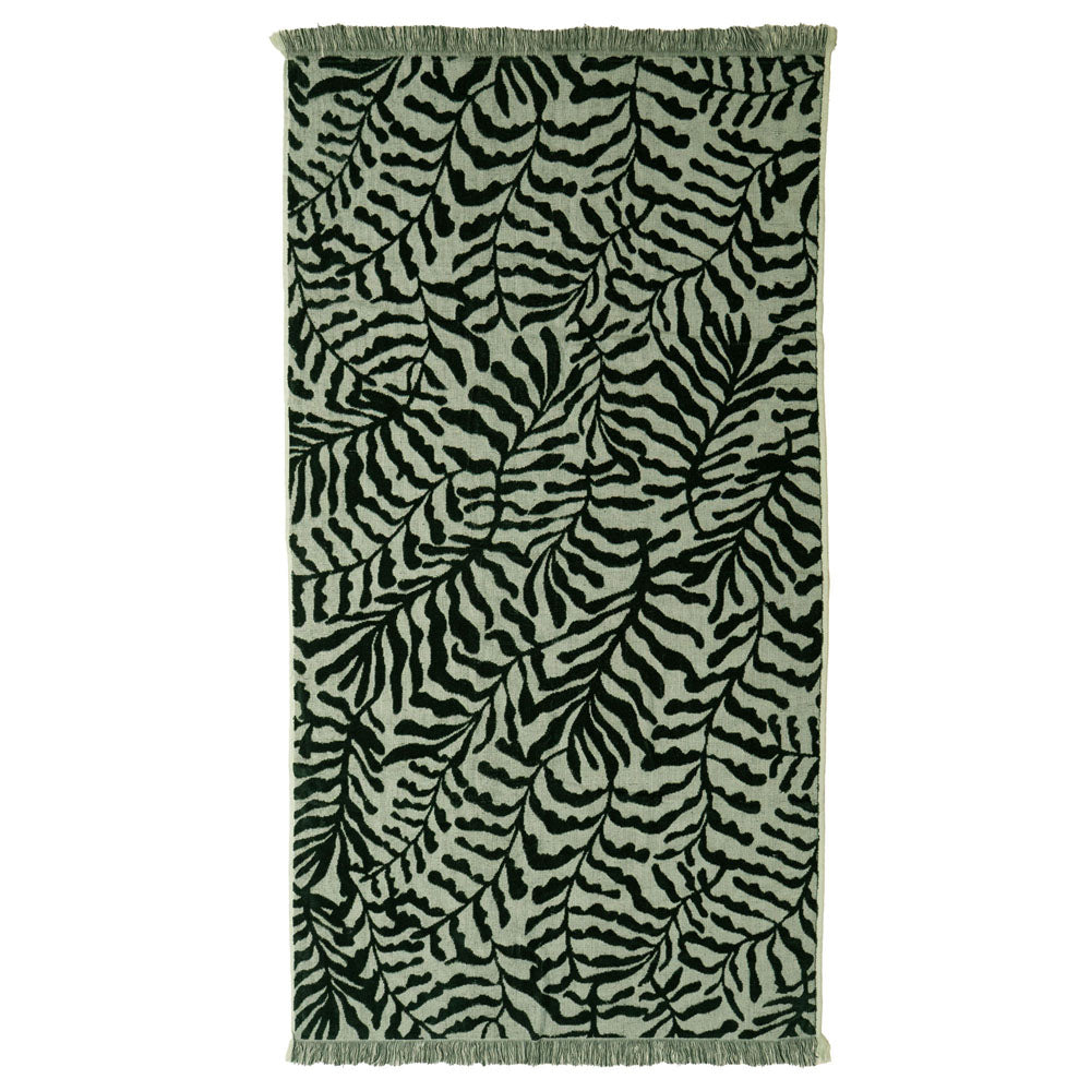 Bambury HiLo Nori Green Beach Towel | My Linen