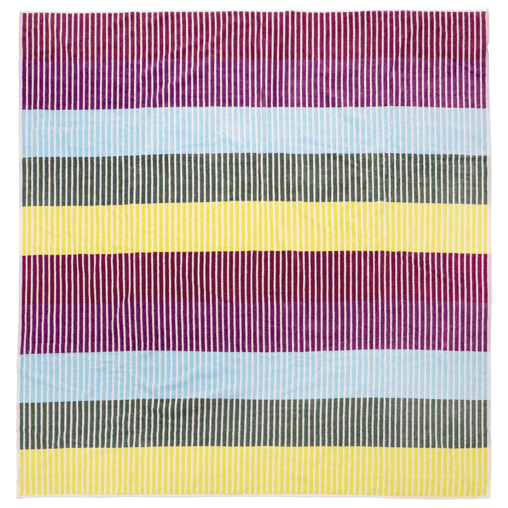 Bambury Strata Jacquard Blanket Beach Towel | My Linen