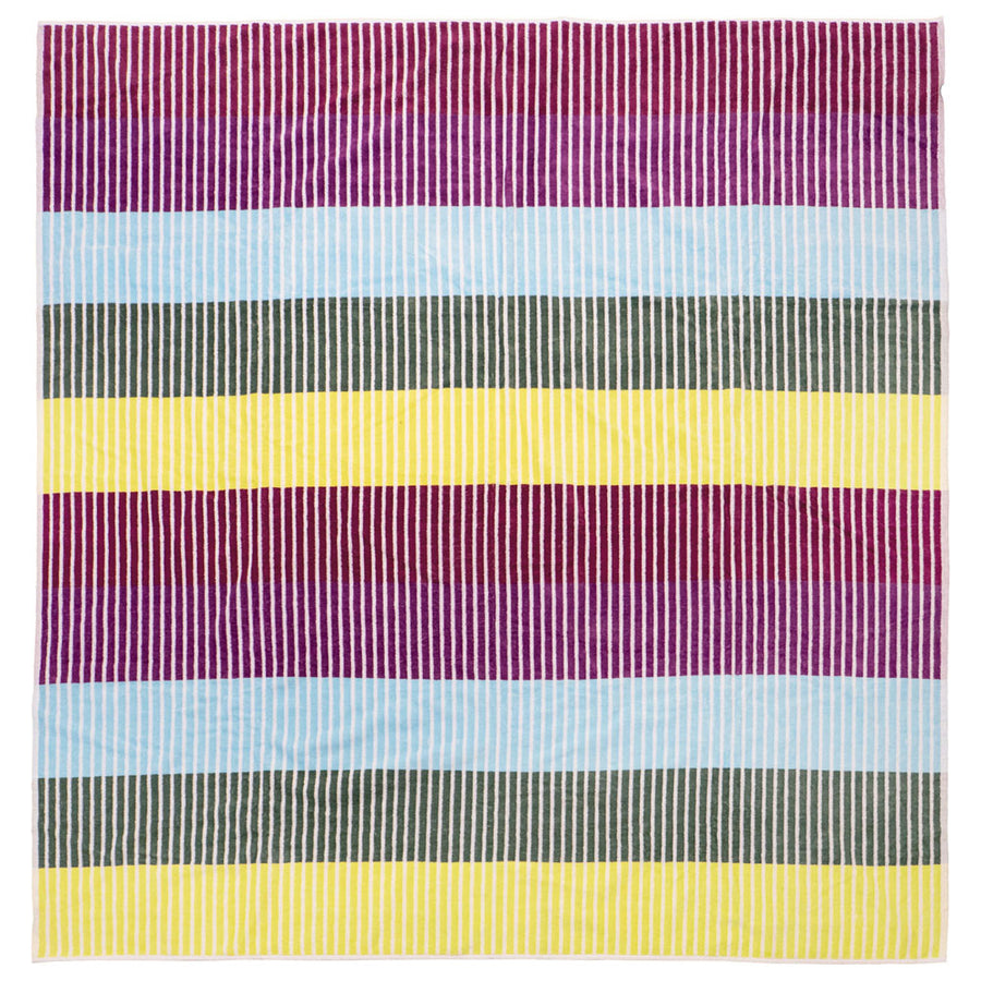 Bambury Strata Jacquard Blanket Beach Towel | My Linen