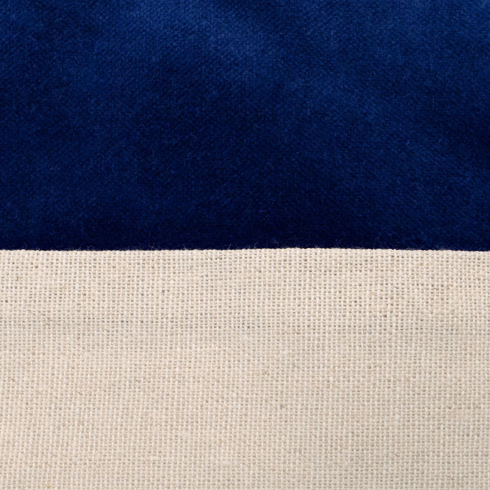 Bambury Kembla Navy Square Filled Cushion Detail | My Linen