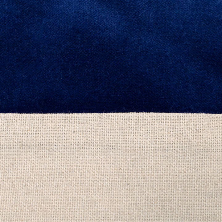 Bambury Kembla Navy Square Filled Cushion Detail | My Linen