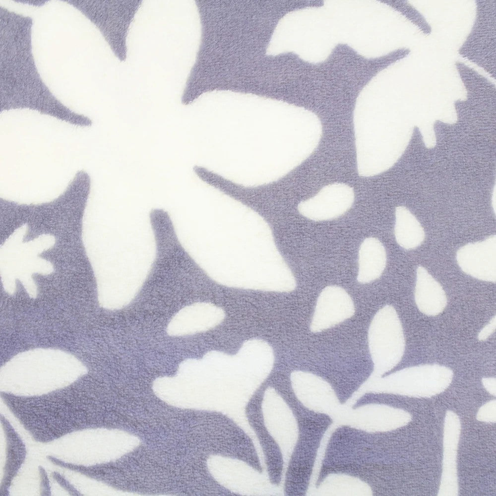 Bambury Liv Ultraplush Blue Blanket Detail| My Linen