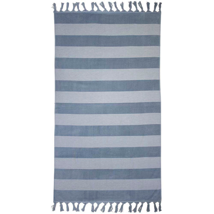 Marbella Steel Blue Beach Towel