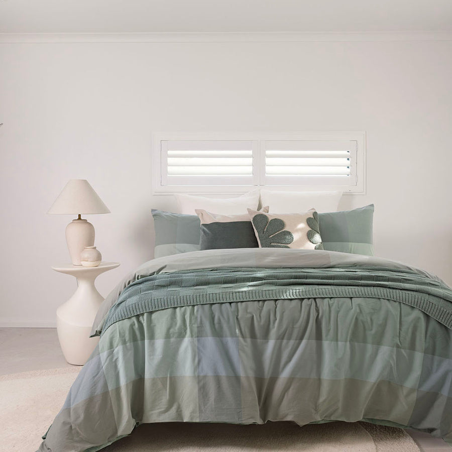 Bambury Sullivan Sage Quilt Cover Set | My Linen