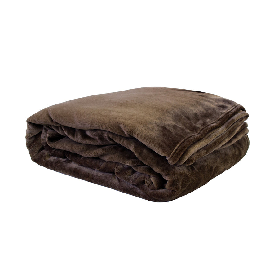 Bambury Ultraplush Chocolate Blanket | My Linen