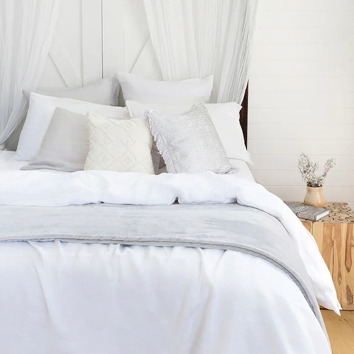 Bambury Ultraplush Silver Blanket Lifestyle | My Linen