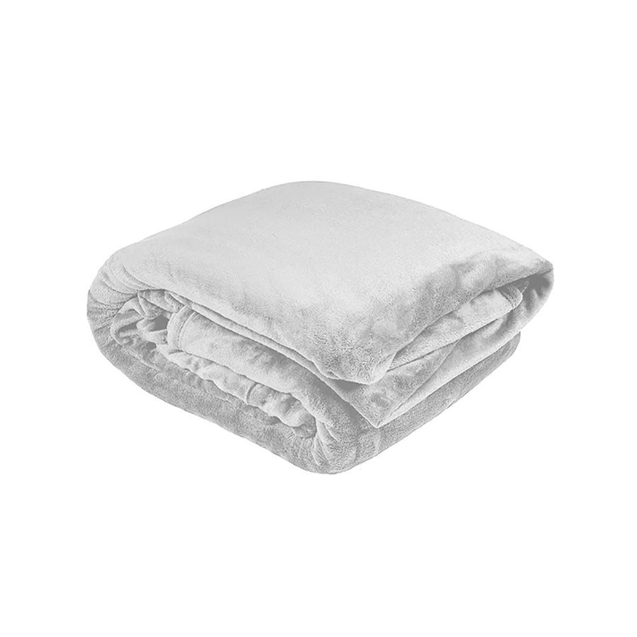 Bambury Ultraplush Silver Blanket | My Linen