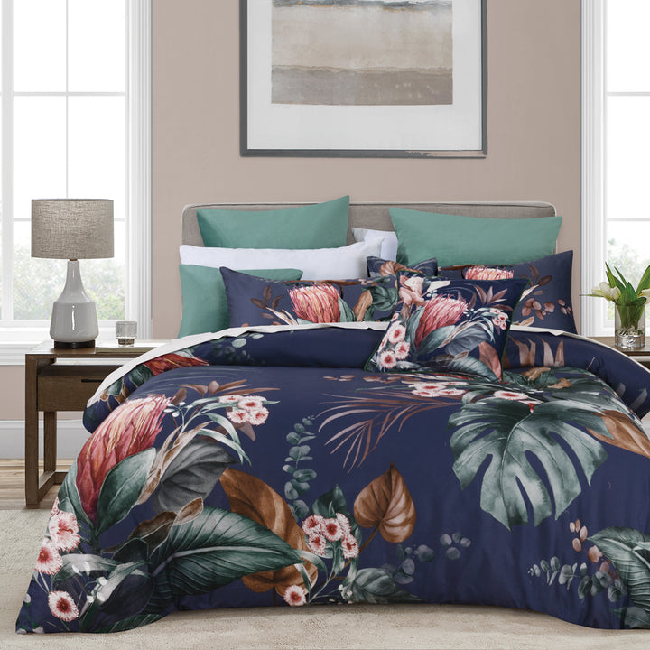 Bianca Balwyn Navy Quilt Cover Set | My Linen