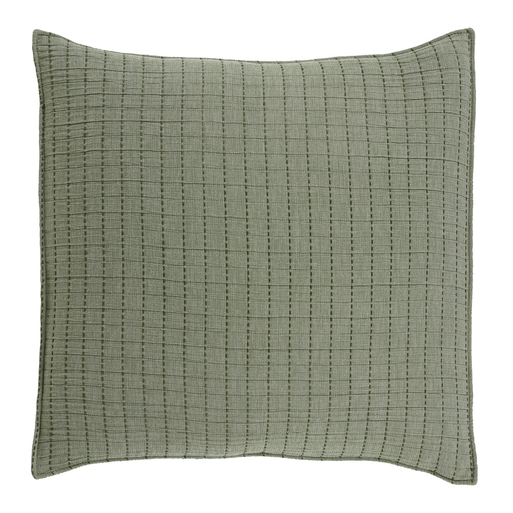 Bari Green European Pillowcase