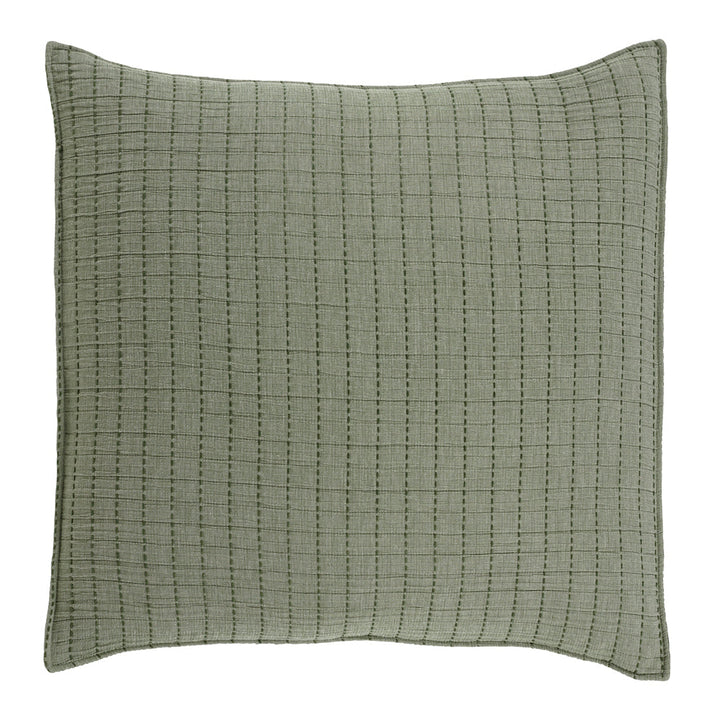 Bari Green European Pillowcase