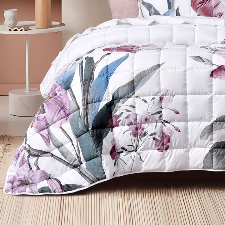 Carmela White Bedspread Set | King Single Bed