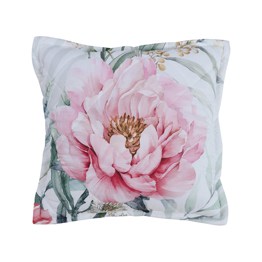 Bianca Coleraine White Square Filled Cushion | My Linen
