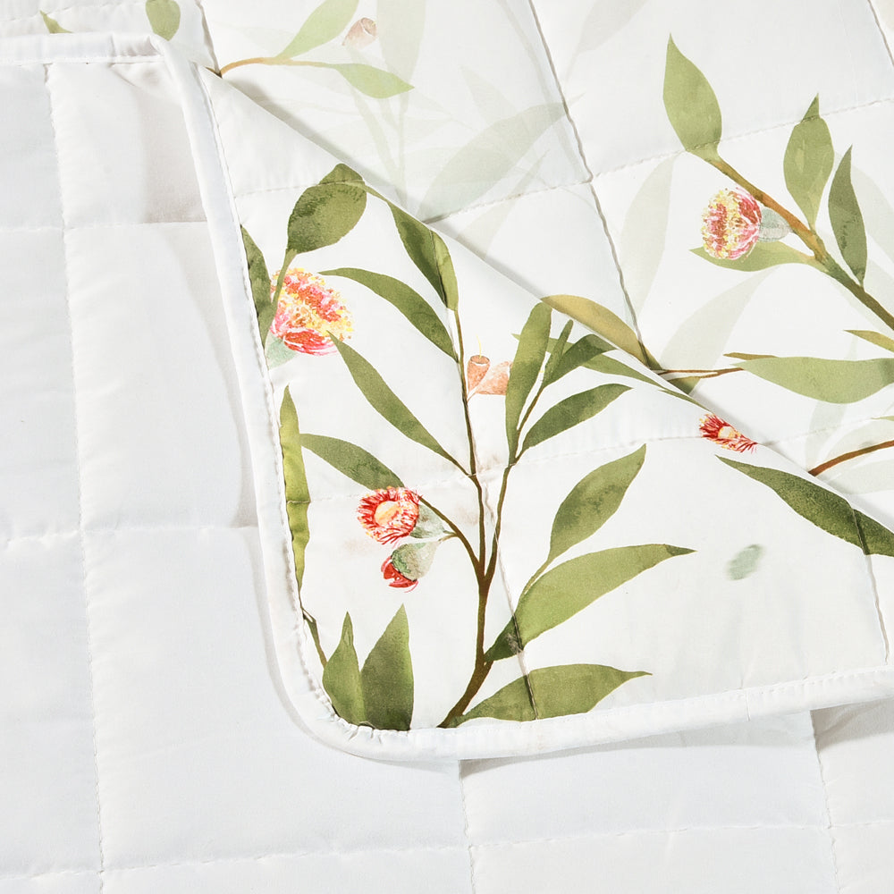 Corymbia White Coverlet Set | Queen / King Bed