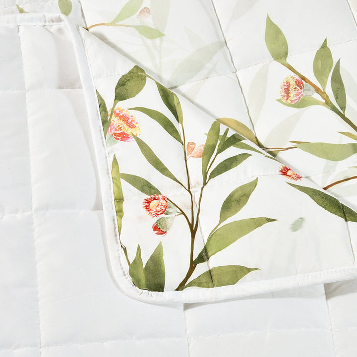 Corymbia White Coverlet Set | Queen / King Bed