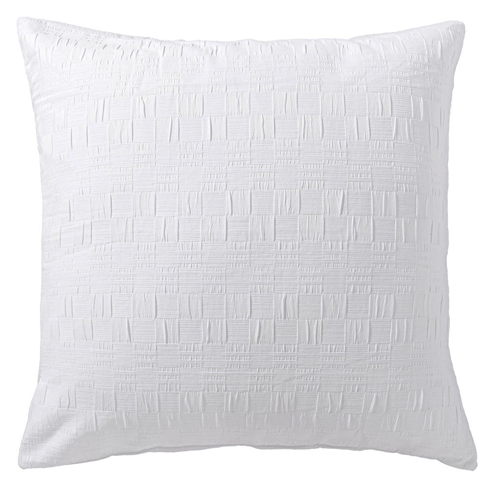 Cosmo White European Pillowcase