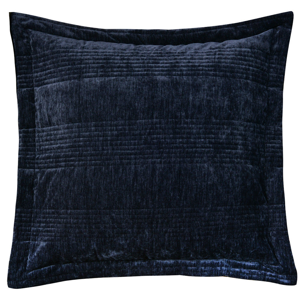 Bianca Cyrano Indigo European Pillowcase | My Linen