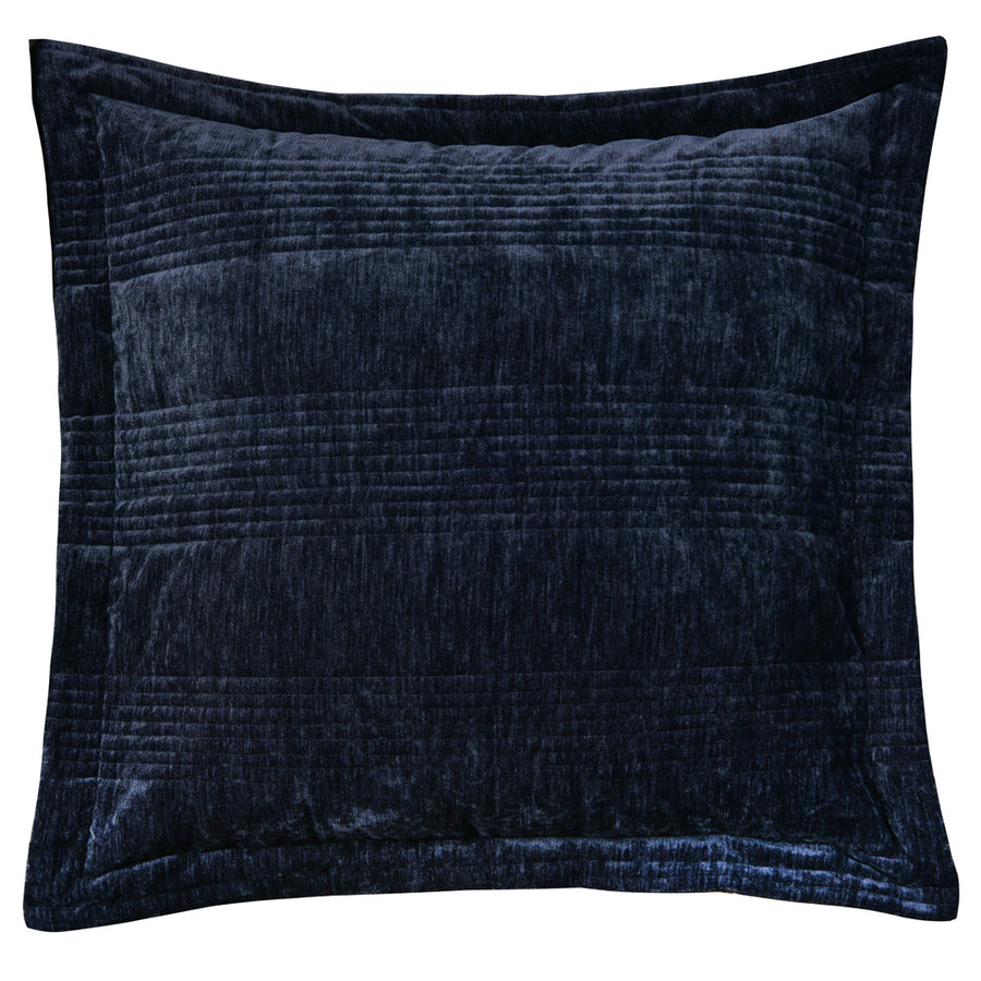 Bianca Cyrano Indigo European Pillowcase | My Linen