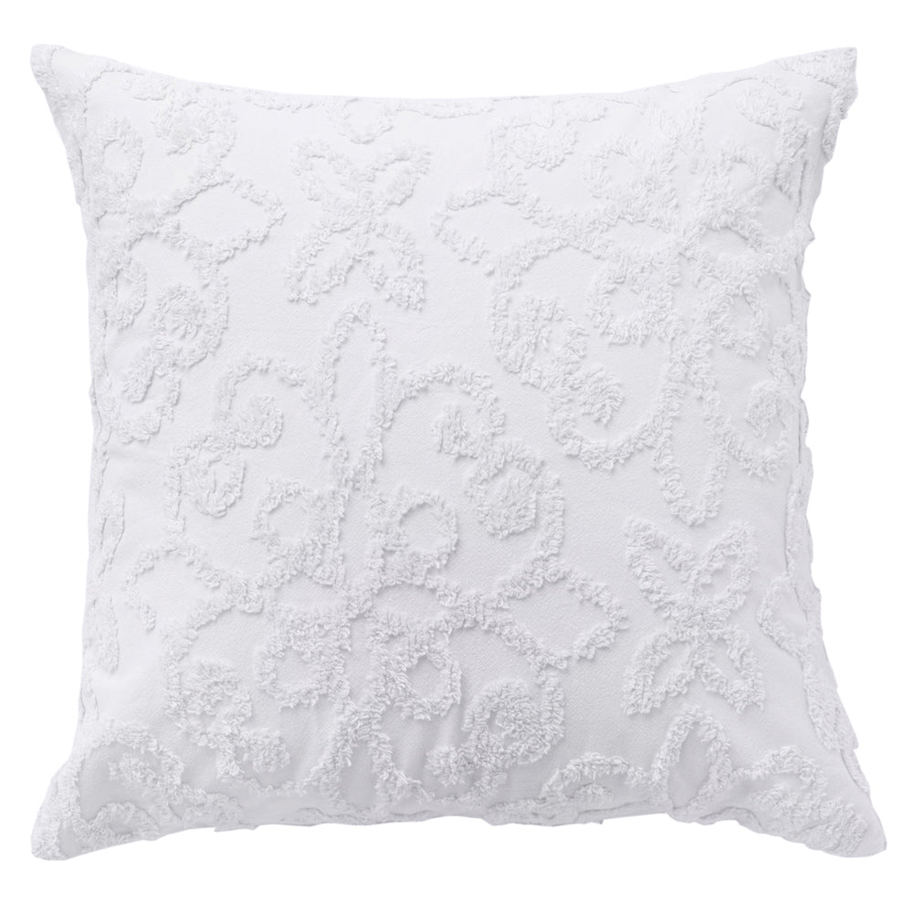 Ella White European Pillowcase