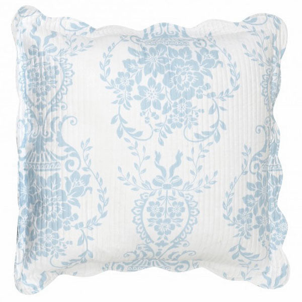 Florence Blue European Pillowcase