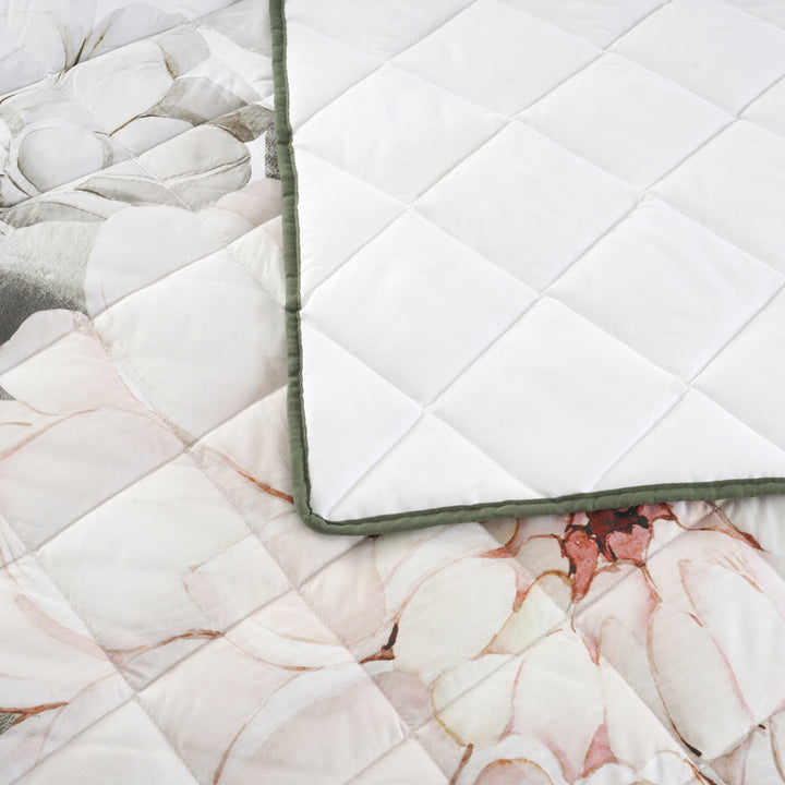 Bianca Giselle White Coverlet Set Reverse | My Linen