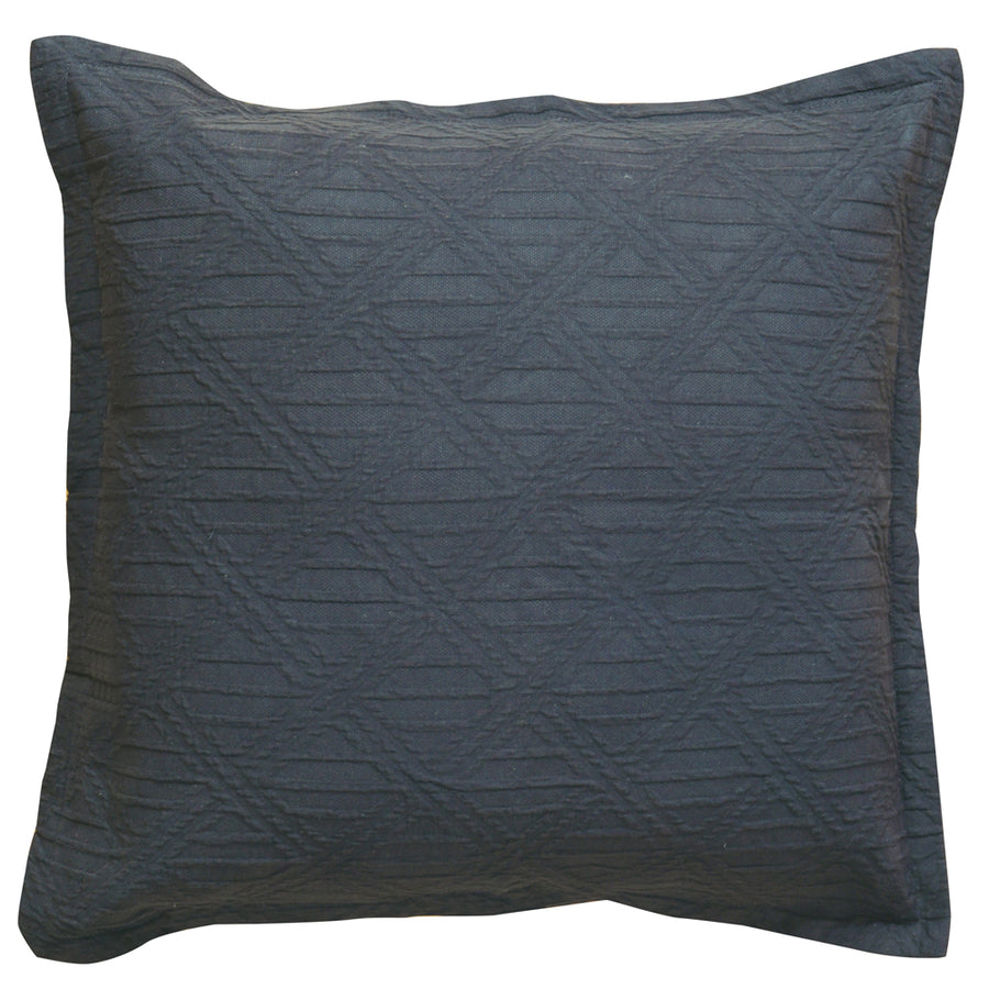 Bianca Hallston Charcoal European Pillowcase | My Linen