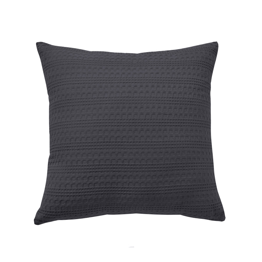 Bianca Kahlani Charcoal Square Filled Cushion | My Linen