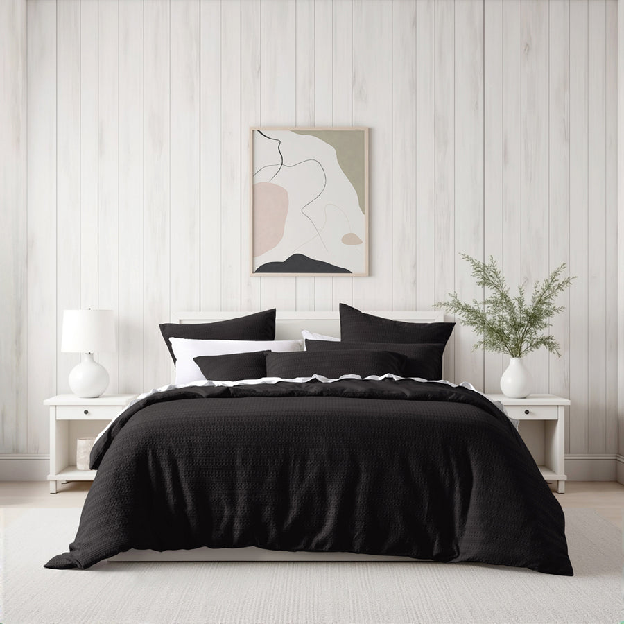 Bianca Kahlani Chocolate Quilt Cover Set | My Linen