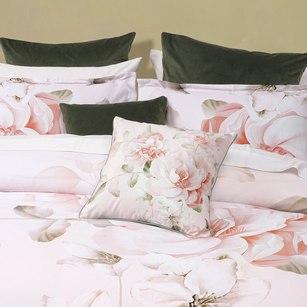 Layla White Quilt Cover Set | Queen Bed