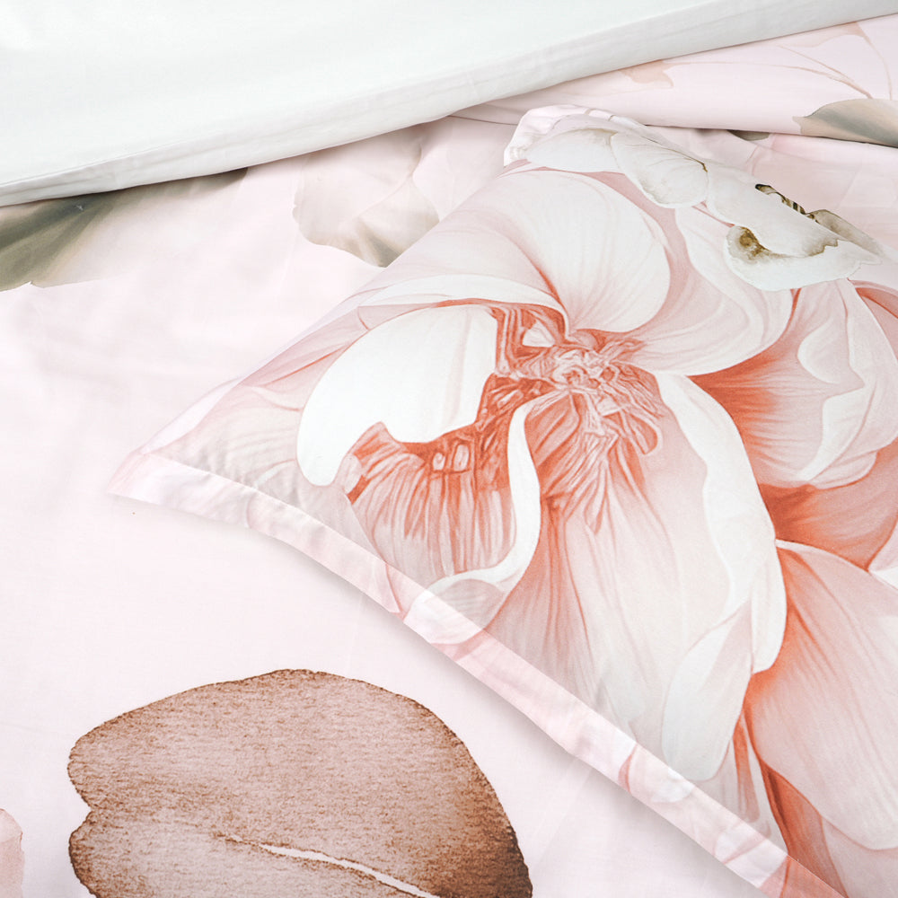 Layla White Quilt Cover Set | Queen Bed