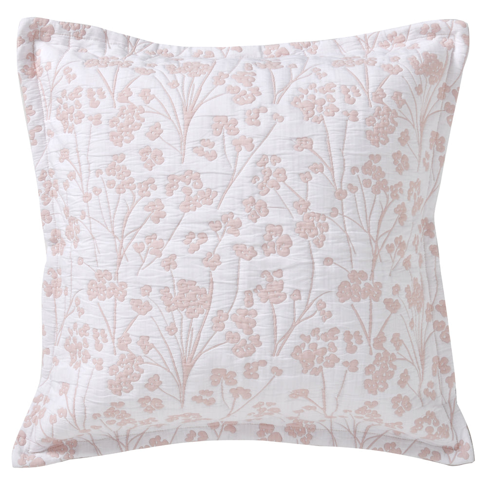 Bianca Myra Blush European Pillowcase | My Linen