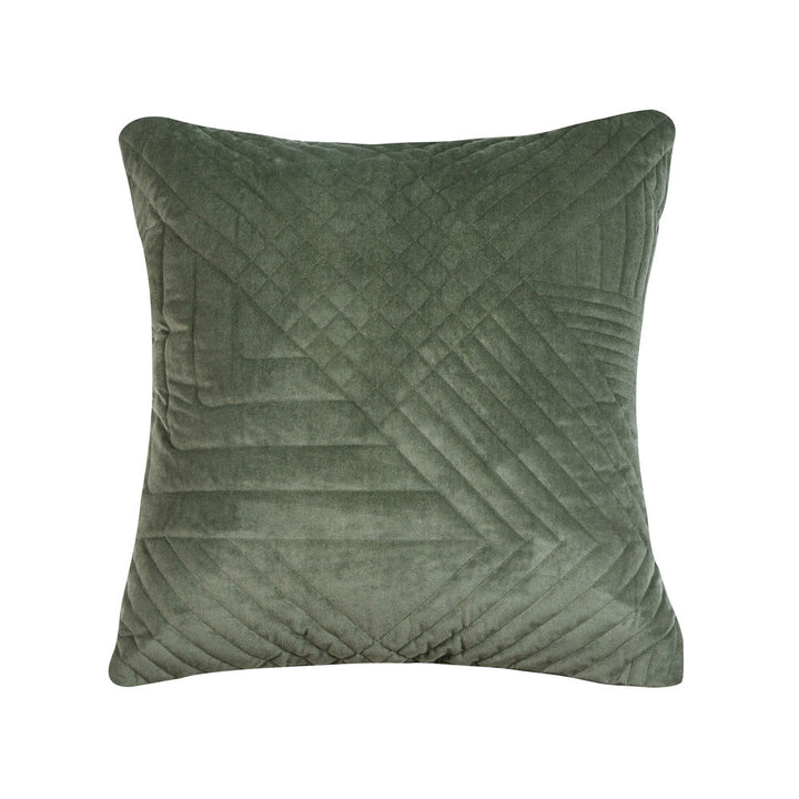 Navarro Olive Square Filled Cushion