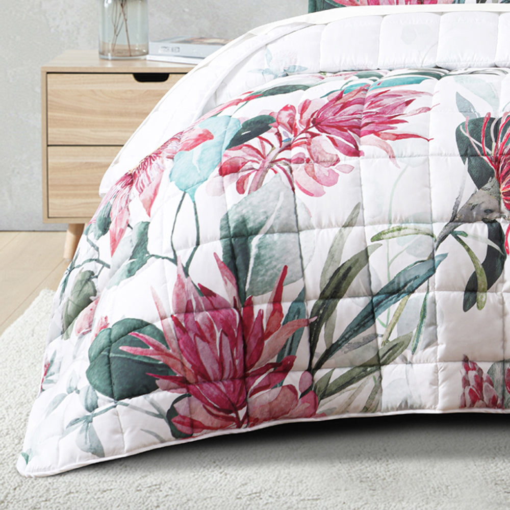 Nikita White Coverlet Set | Queen / King Bed