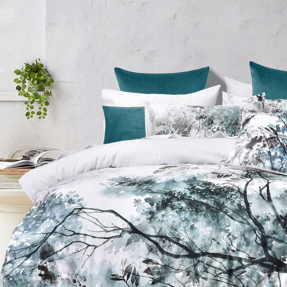 Sherbrooke White Quilt Cover Set | Double Bed