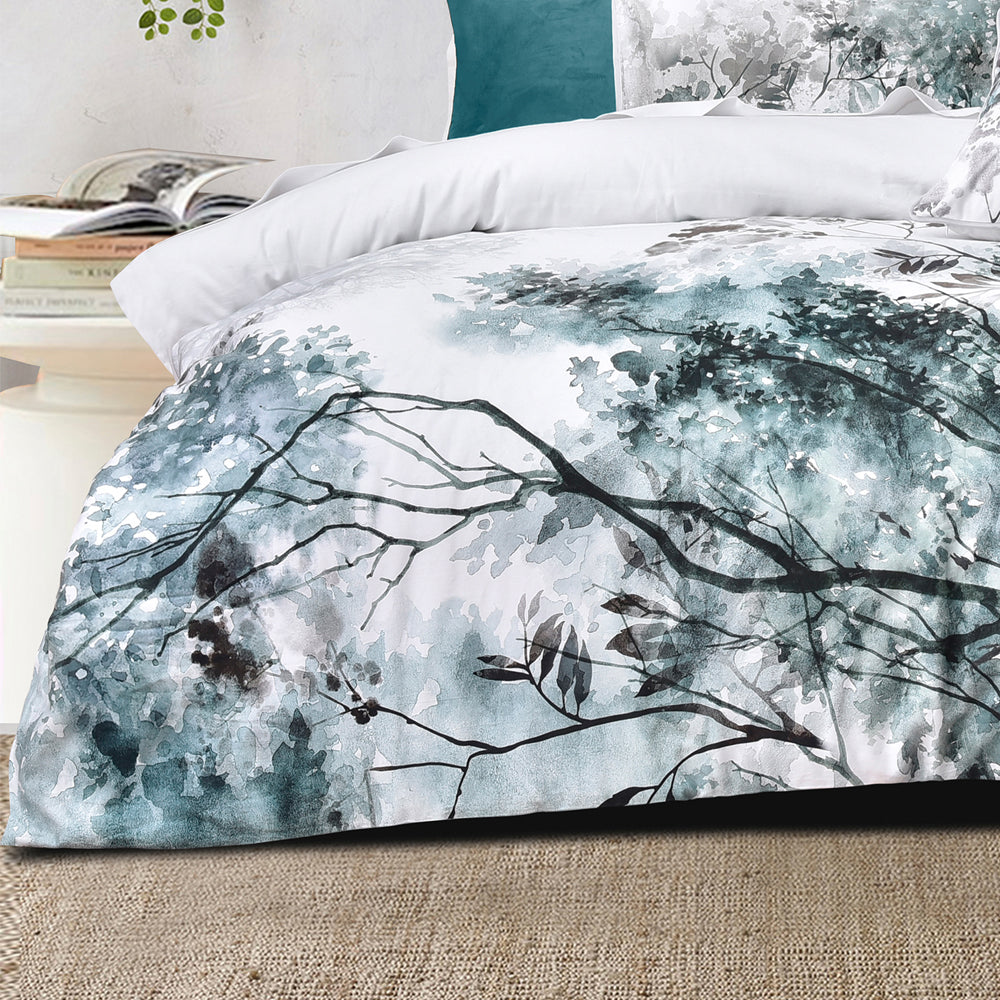 Sherbrooke White Quilt Cover Set | Double Bed