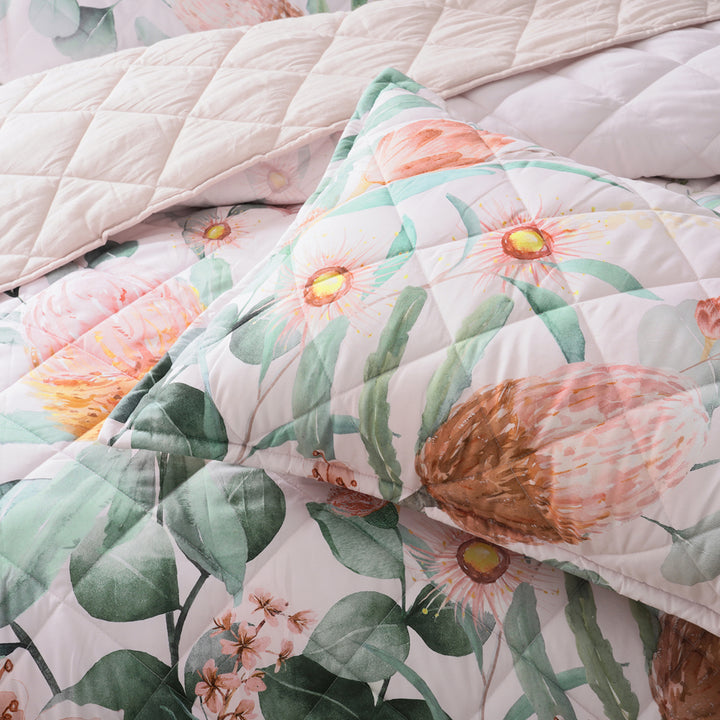 Bianca Sidney Blush Bedspread Set Detail | My Linen