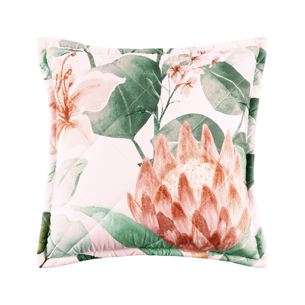 Bianca Sidney Blush Square Filled Cushion | My Linen
