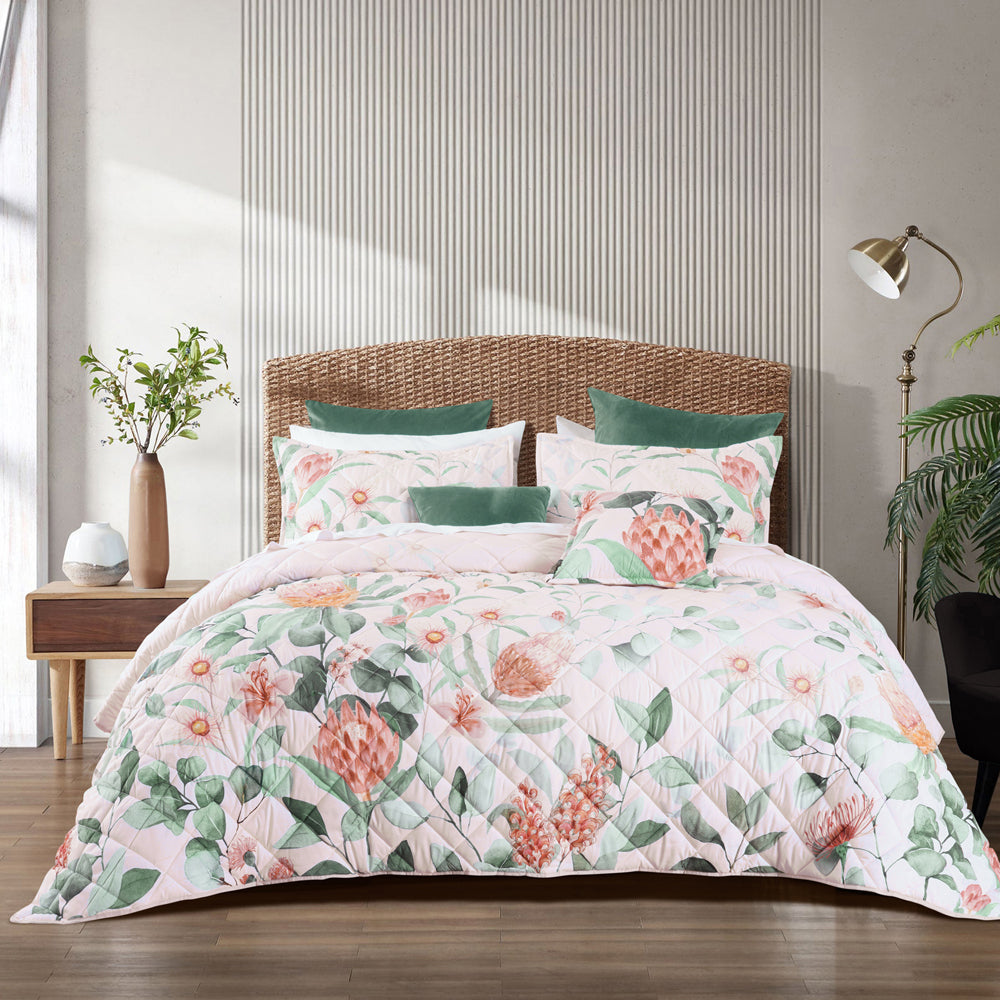 Bianca Sidney Blush Bedspread Set | My Linen
