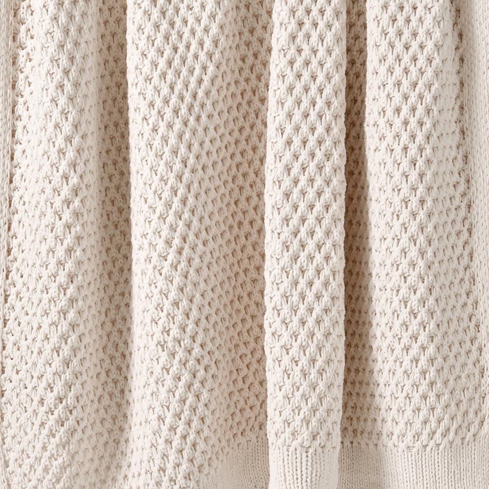 Bianca Sofala Cream Throw Detail | My Linen
