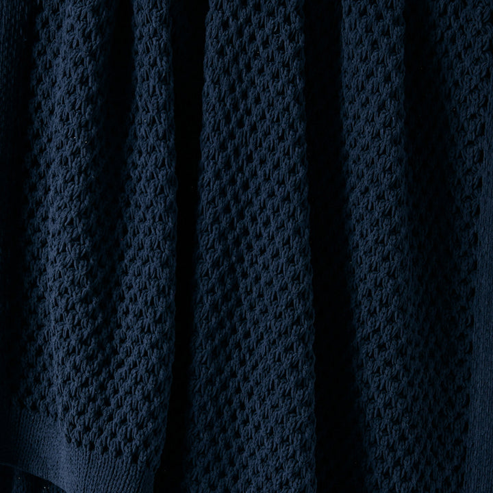 Bianca Sofala Indigo Throw Detail | My Linen