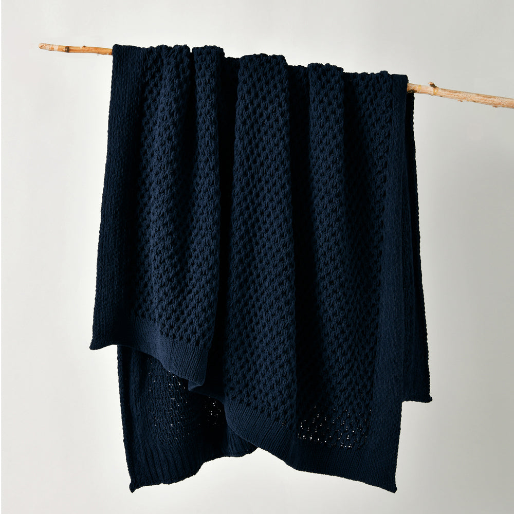 Bianca Sofala Indigo Throw | My Linen