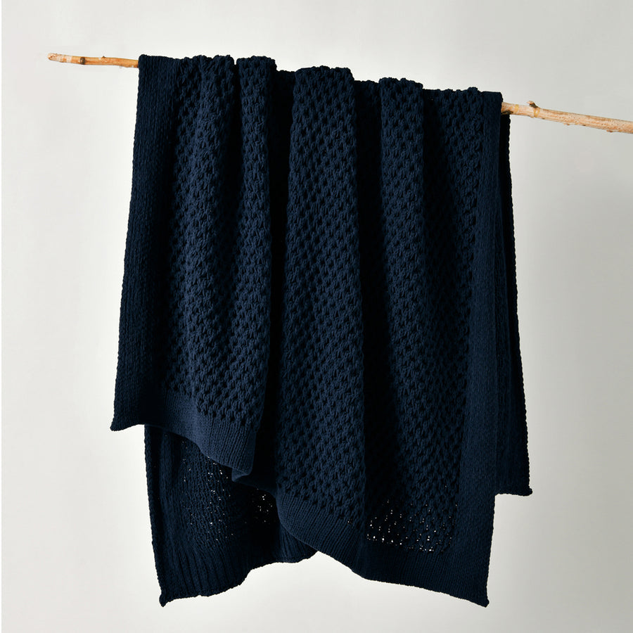 Bianca Sofala Indigo Throw | My Linen